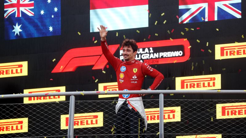 Charles Leclerc: Ferrari driver takes thrilling surprise win at Italian Grand Prix | CNN