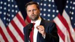 Republican U.S. vice presidential nominee Senator JD Vance speaks at the Arizona Biltmore in Phoenix, Arizona, U.S. September 5, 2024. REUTERS/Go Nakamura