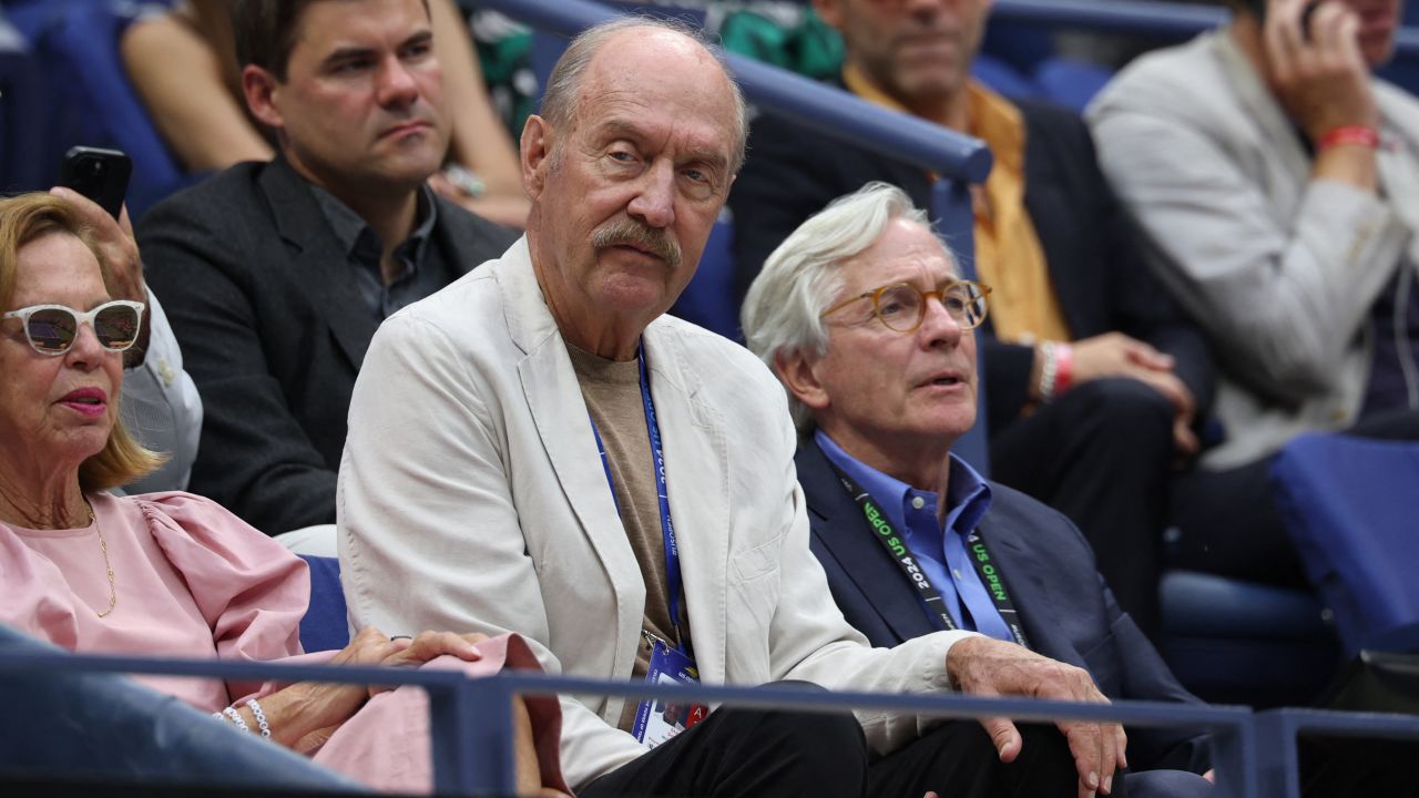 Tennis - U.S. Open - Flushing Meadows, New York, United States - September 6, 2024 Former tennis player Stan Smith attends the semi final match between Italy's Jannik Sinner and Britain's Jack Draper REUTERS/Mike Segar