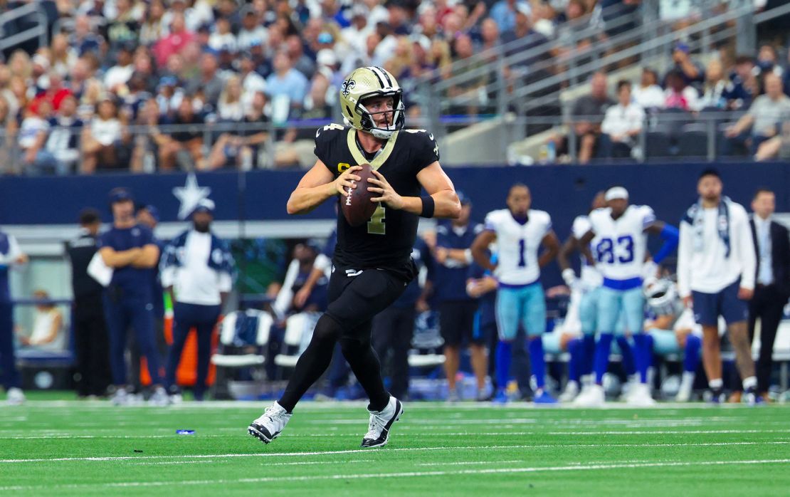 Saints quarterback Carr has had a strong start to the 2024 NFL season.