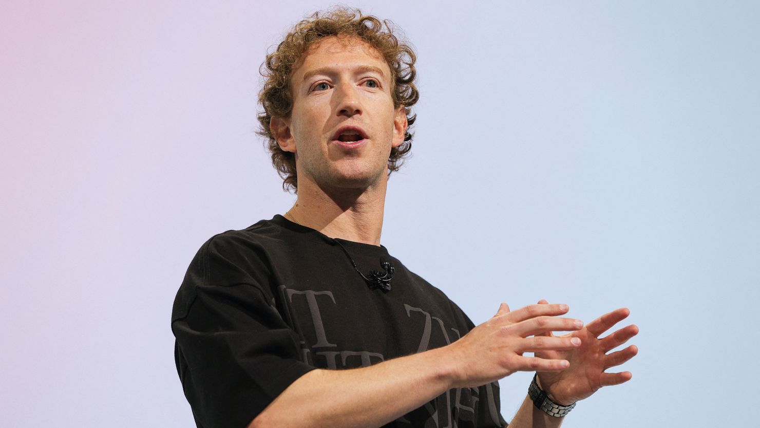 Meta CEO Mark Zuckerberg makes a keynote speech during the Meta Connect annual event, at the company's headquarters in Menlo Park, California, U.S. September 25, 2024.