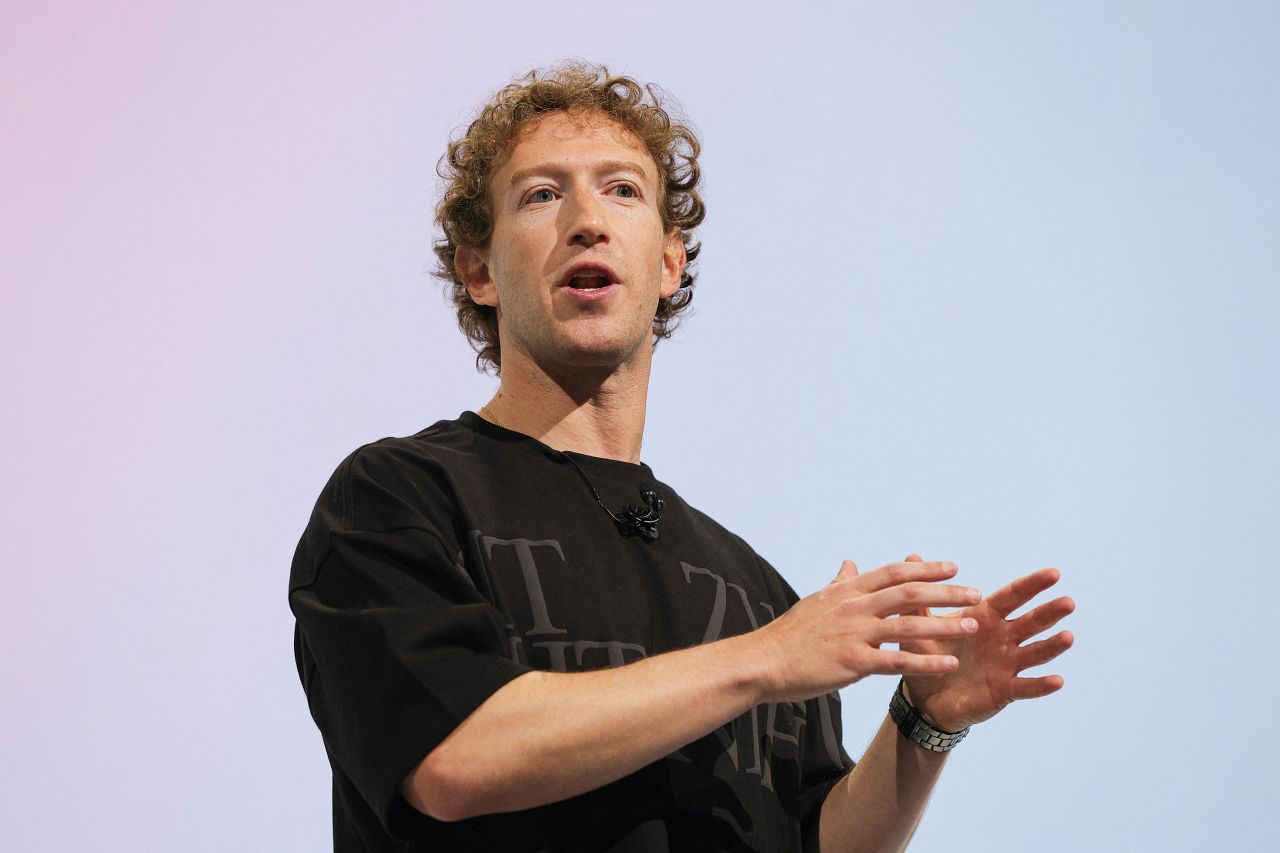 Meta CEO Mark Zuckerberg makes a keynote speech during the Meta Connect annual event in September.