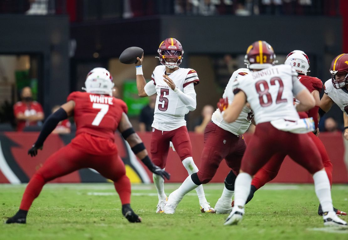 Daniels again threw the ball with pinpoint accuracy against the Arizona Cardinals.