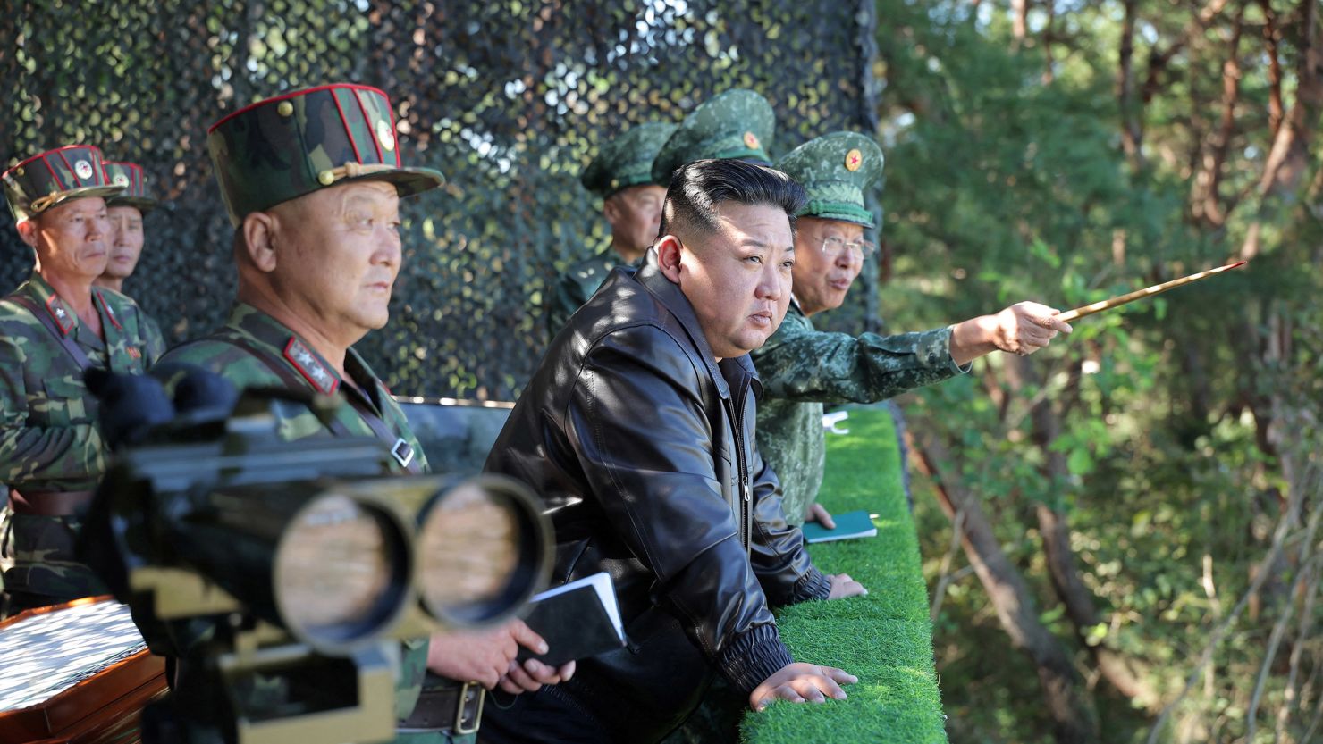 North Korean leader Kim Jong Un visits the training base of the special operations armed forces of the Korea's Army, at an undisclosed location, in North Korea, in this handout picture released by North Korea's official Korean Central News Agency on October 4, 2024.