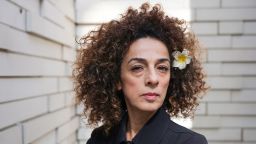 American-Iranian journalist Masih Alinejad poses for a portrait in New York, in September 2024.