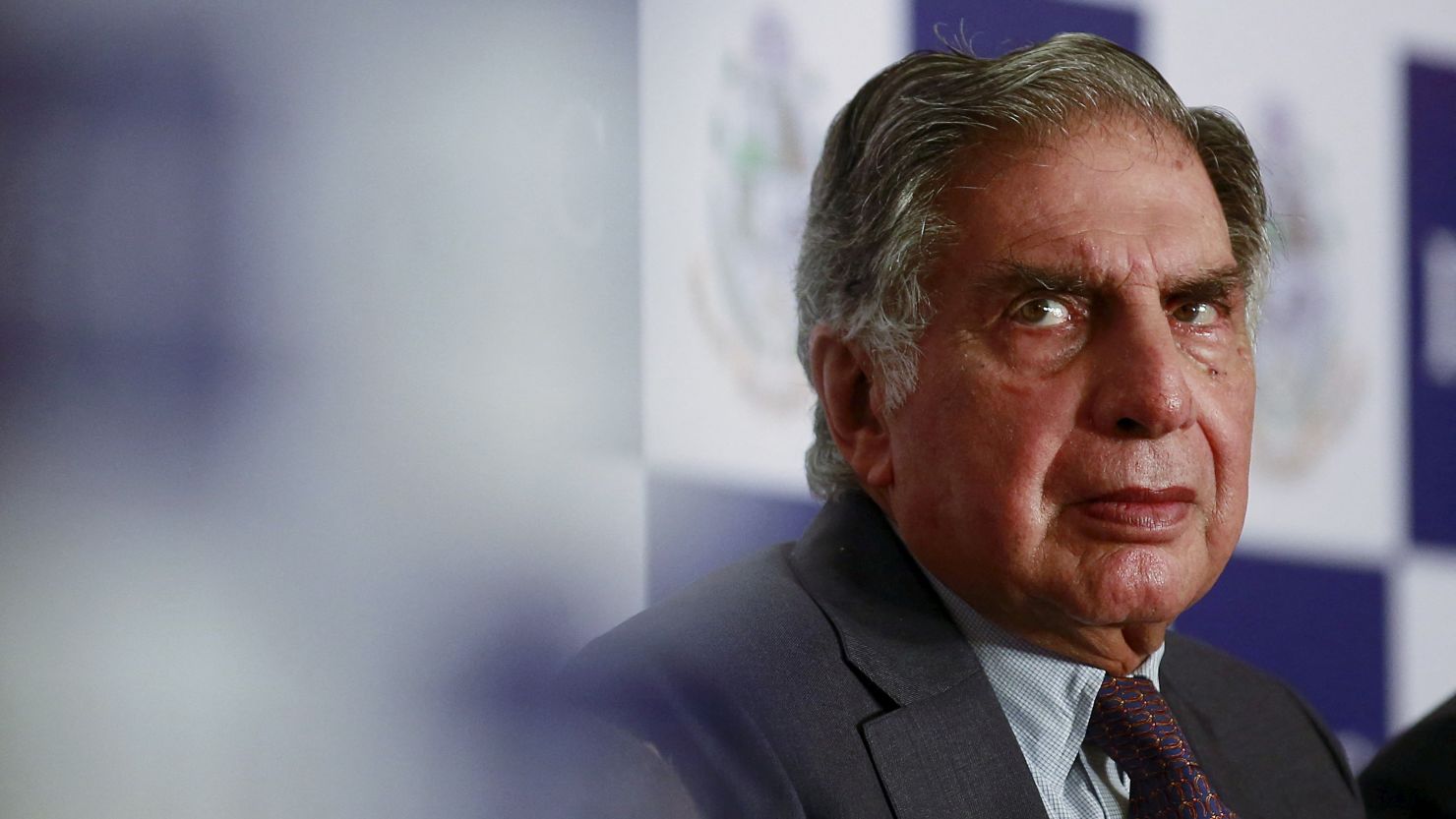 Tata Group Chairman Emeritus Ratan Tata attends a panel discussion during the annual general meeting of Indian Merchants' Chamber in Mumbai, India, on June 18, 2015.