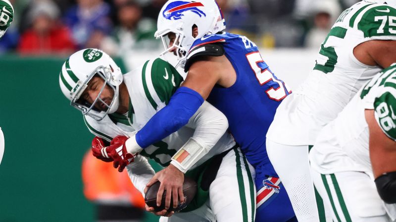 Aaron Rodgers, New York Jets lose to Buffalo Bills in first game since firing of head coach despite Hail Mary touchdown