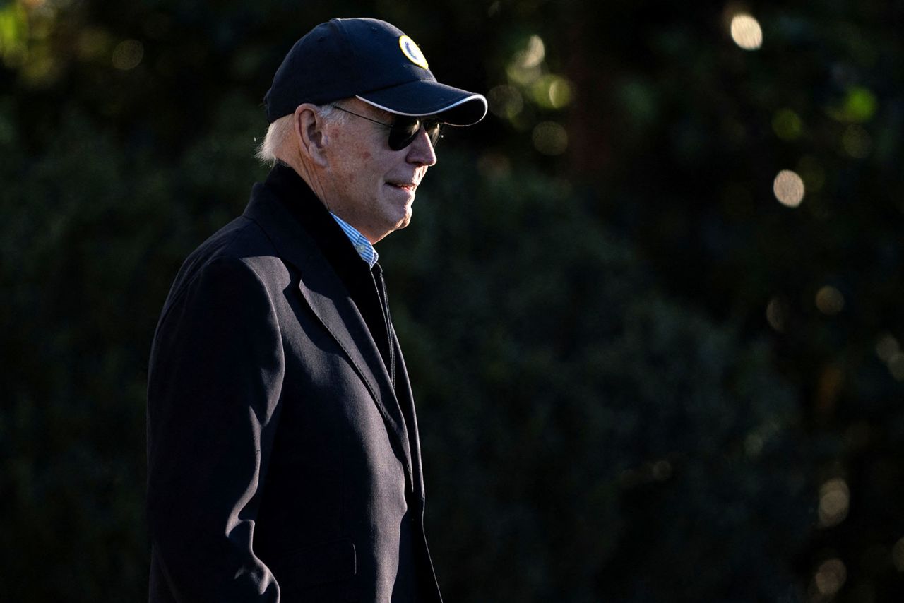 President Joe Biden departs for Berlin, Germany from the South Lawn of the White House in Washington, DC, on Thursday,  October 17.