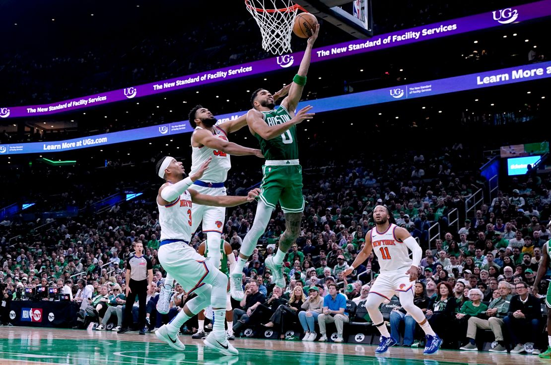 Tatum led the Celtics with an incredible individual performance.