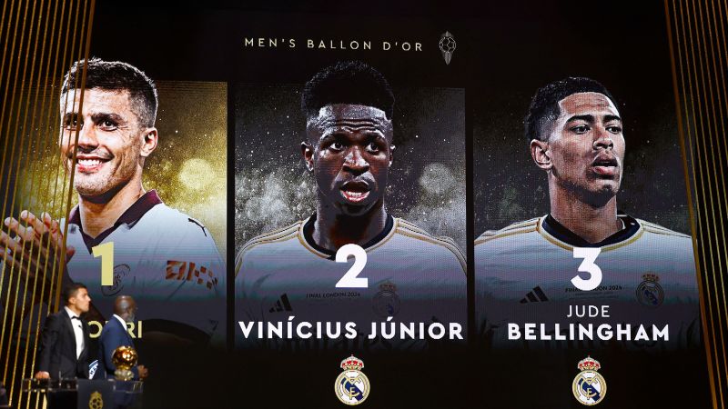 Real Madrid snubs Ballon d’Or ceremony, says it was ‘not respected’ after star player Vinícius Jr. misses out