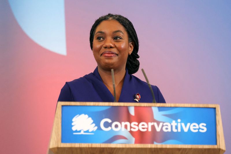 Kemi Badenoch Wins Conservative Leadership Contest, Pitching Party To ...