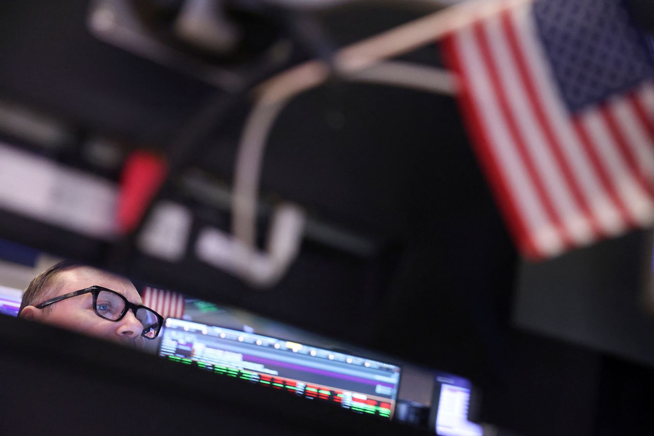 A trader works at the New York Stock Exchange, at the end of the trading day, after Republican presidential nominee Donald Trump became U.S. president-elect, in New York City, on November 6.