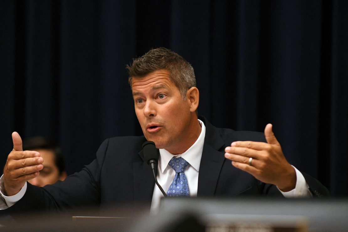 Então-Rep. Sean Duffy no Rayburn House Office Building em Washington, DC, em julho de 2018.