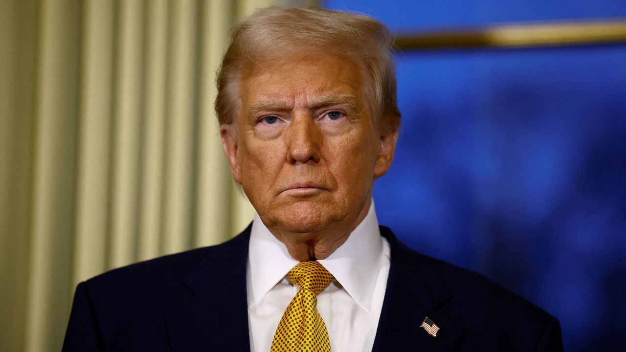 U.S. President-elect Donald Trump attends a meeting with French President Emmanuel Macron at the Elysee Palace in Paris as part of ceremonies to mark the reopening of the Notre-Dame de Paris Cathedral, five-and-a-half years after a fire ravaged the Gothic masterpiece, in Paris, France, December 7, 2024. REUTERS/Sarah Meyssonnier/Pool