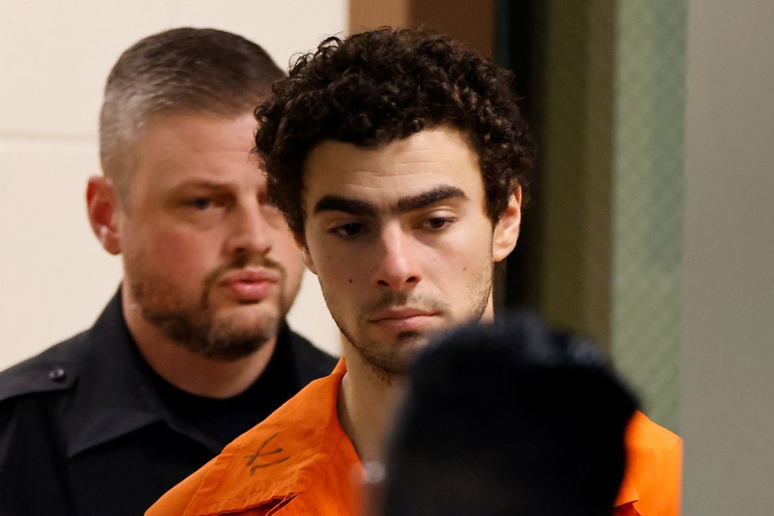 Luigi Mangione is escorted from the Blair County Court House in Hollidaysburg, Pennsylvania, following an extradition hearing on Tuesday, December 10.