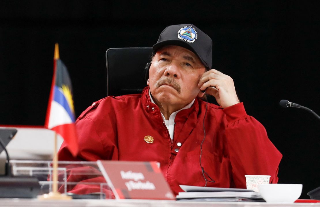El presidente de Nicaragua, Daniel Ortega.