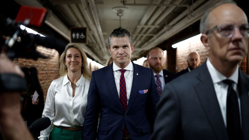 Senate Armed Services Democrats argue allegations against Hegseth should disqualify him from leading Pentagon