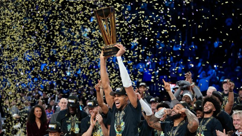 Giannis Antetokounmpo named MVP after leading Milwaukee Bucks to NBA Cup title