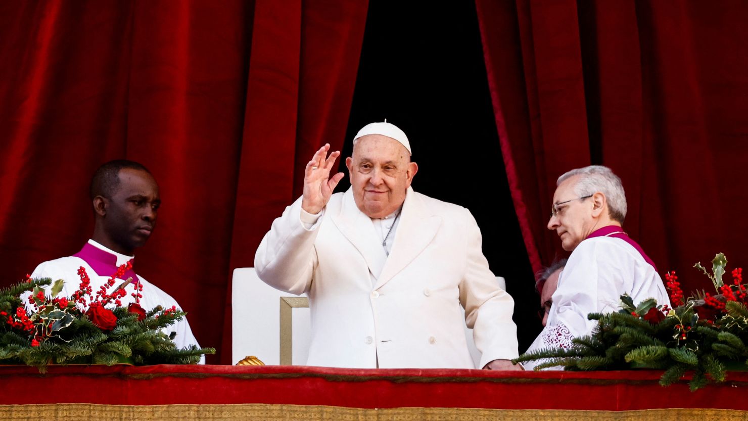 Pope calls for ‘lasting peace’ in Ukraine in Christmas Day message