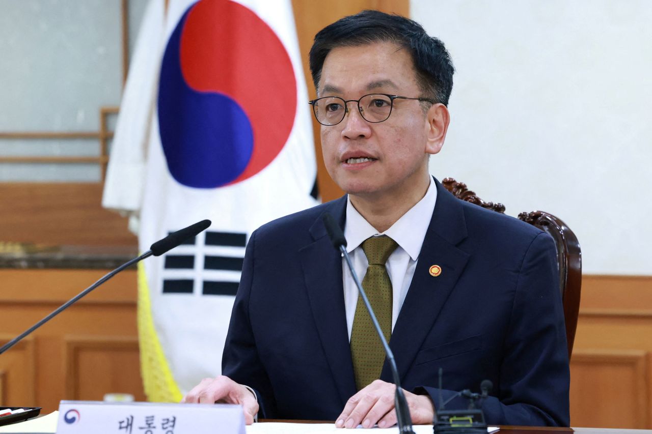 South Korea's acting president Choi Sang-mok at the government complex in Seoul, South Korea, on December 27.