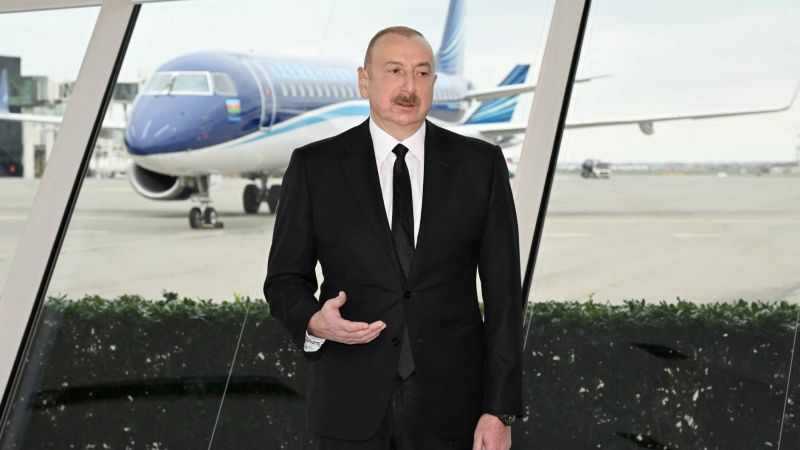 Azerbaijan’s president accuses Russia of downing airliner in Christmas Day crash and covering up cause