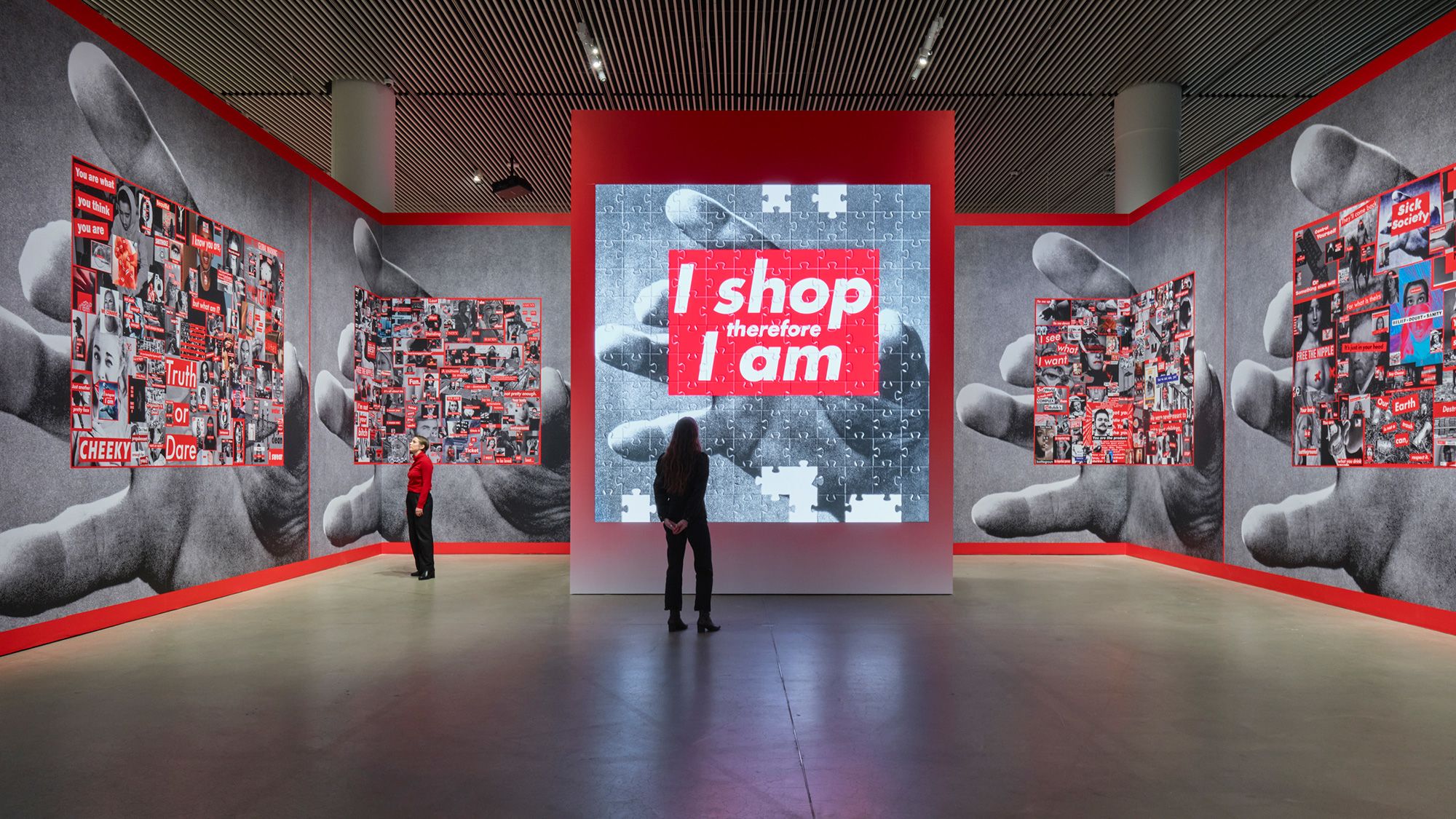"No Comment" at ARoS Aarhus Kunstmuseum was the first major exhibition on American artist Barbara Kruger in Scandinavia.
