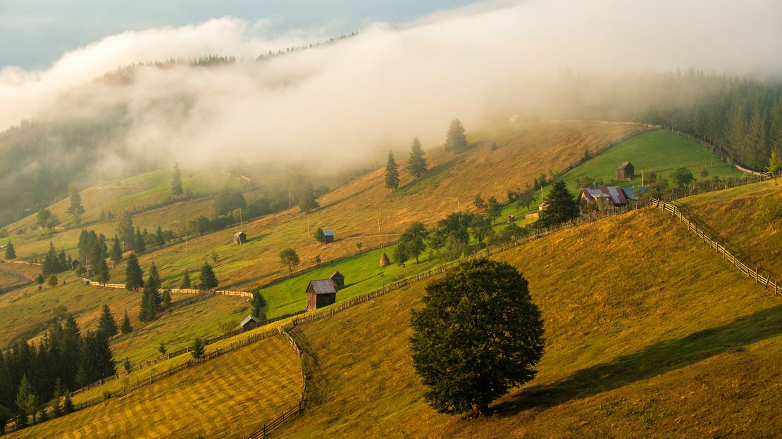 The Via Transilvanica passes through Romanian rural landscapes seemingly frozen in time.