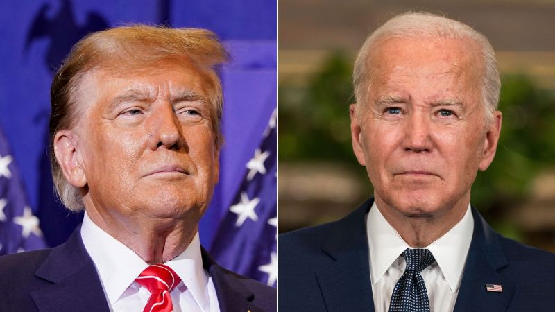 CNN Poll: Trump maintains lead over Biden in 2024 matchup as views on their presidencies diverge