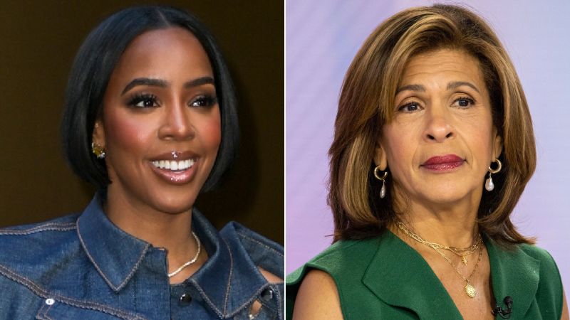 Hoda Kotb invites Kelly Rowland back to the “Today” show and offers to share her dressing room