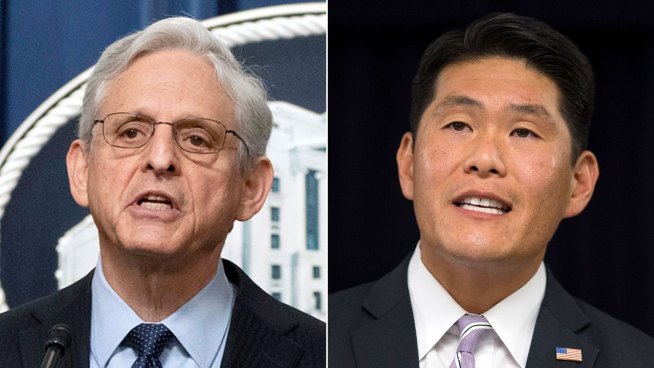 US Attorney General Merrick Garland and Special Counsel Robert Hur.
