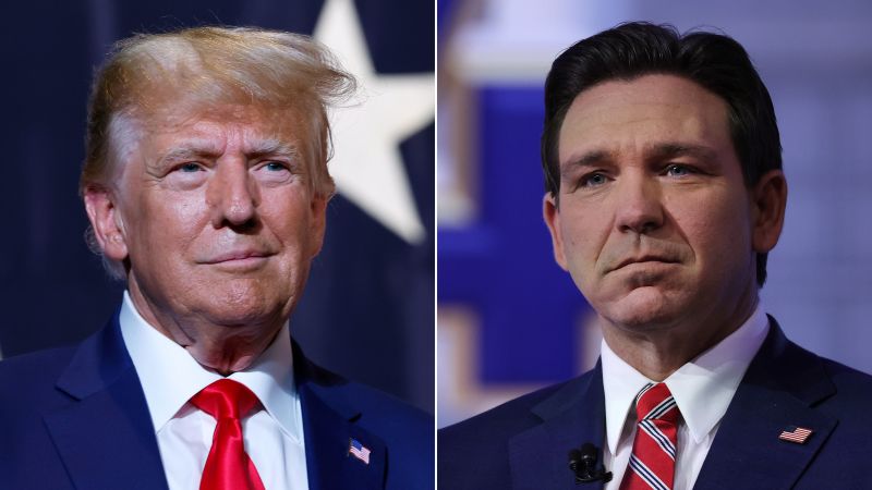 Trump and DeSantis meet in Miami for first conversation since Florida governor dropped out of GOP primary