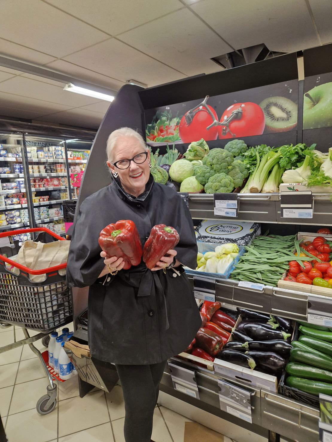 Joanna says she isn't a fan of the food in France and finds it hard to find good produce.