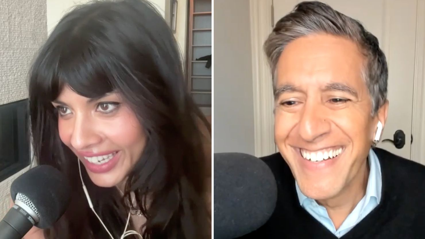 Actor and activist Jameela Jamil joined Dr. Sanjay Gupta on his podcast Chasing Life.