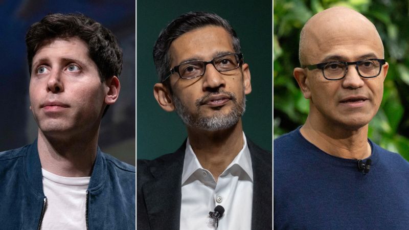 OpenAI, Google, Microsoft CEOs join other technology leaders on Federal AI Safety Commission
