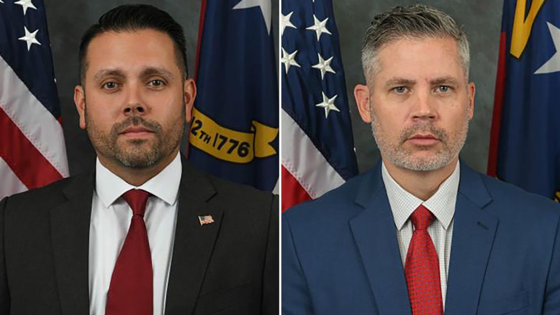 Sam Poloche and Alden Elliott, officers with the North Carolina Department of Adult Correction, were among the four law enforcement officers killed in Charlotte, North Carolina.