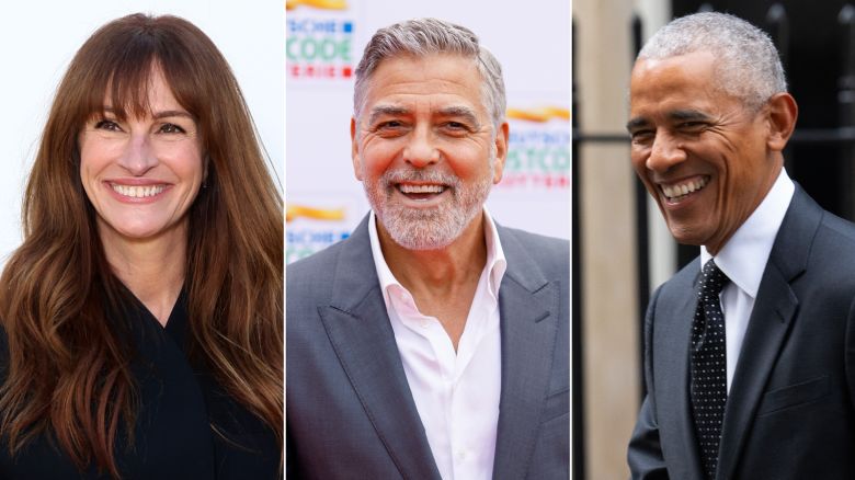 Julia Roberts, George Clooney and Barack Obama.