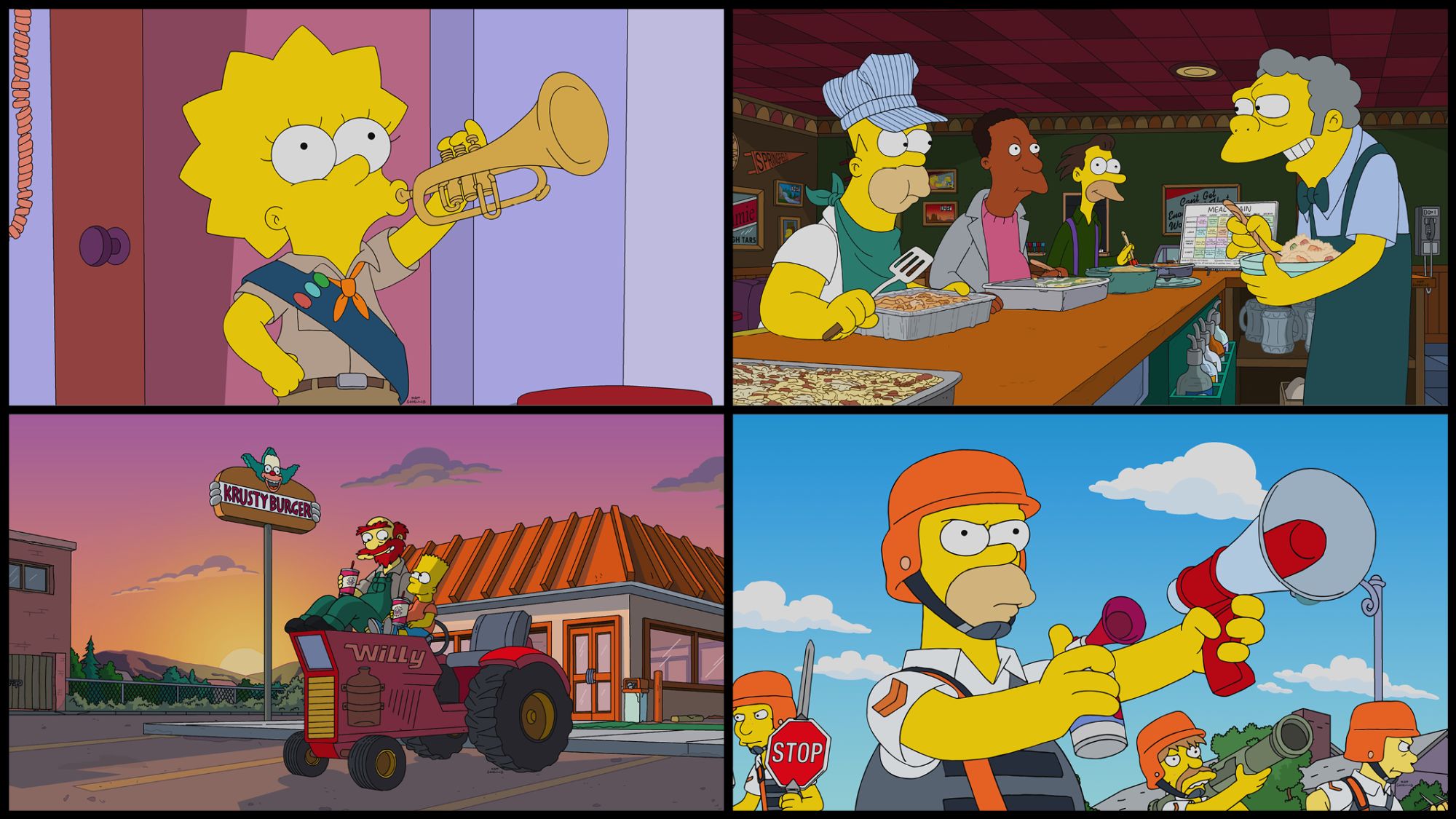 In its 35th season, "The Simpsons" is still finding new stories in familiar corners of Springfield, from Homer's short-lived stint as a crossing guard to Groundskeeper Willie's new friendship with Bart.