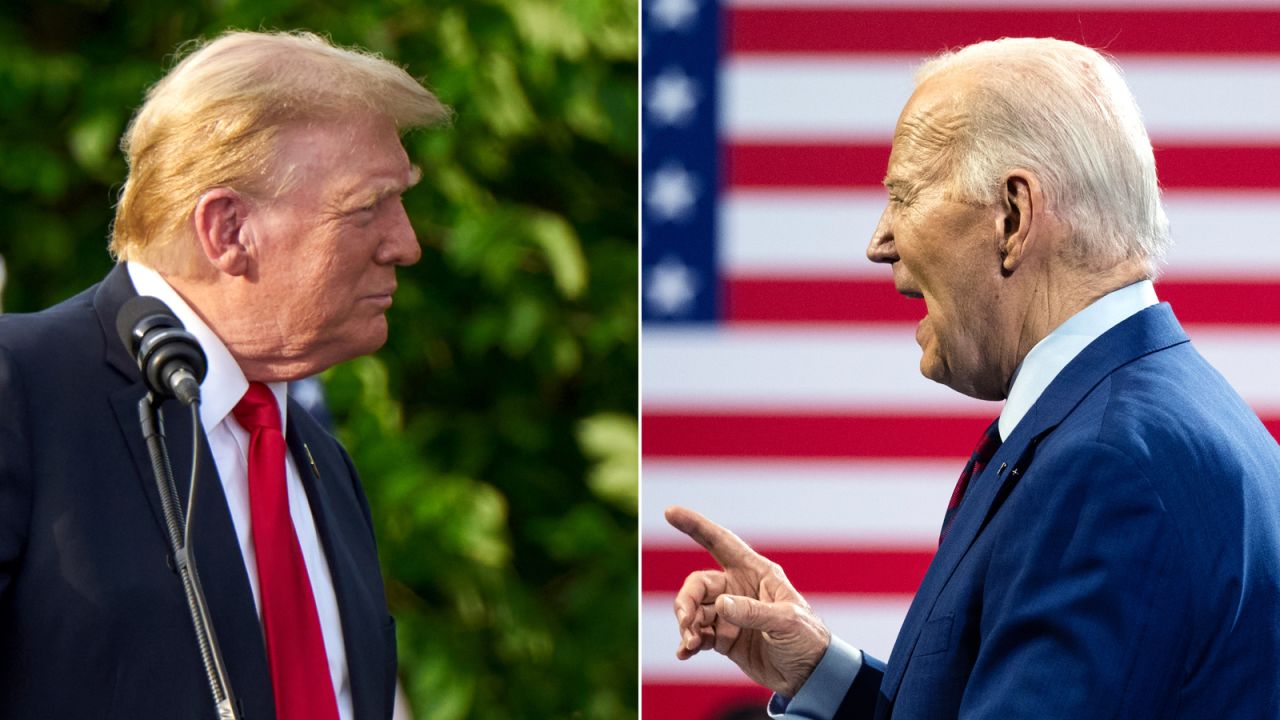 Donald Trump and Joe Biden.