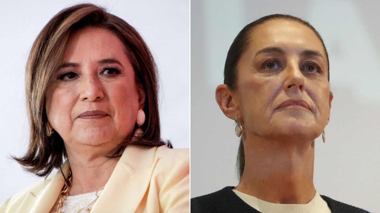 Presidential candidates Xóchitl Gálvez and Claudia Sheinbaum.