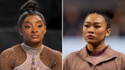 Simone Biles and Suni Lee