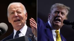 Biden:<br />President Joe Biden and former President Donald Trump.