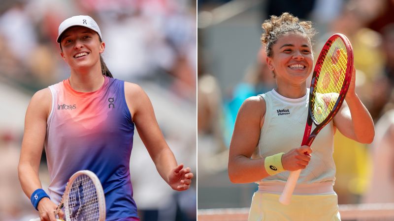 French Open final: Iga Świątek heavy favorite to win third consecutive title as she faces Italy’s Jasmine Paolini in Paris