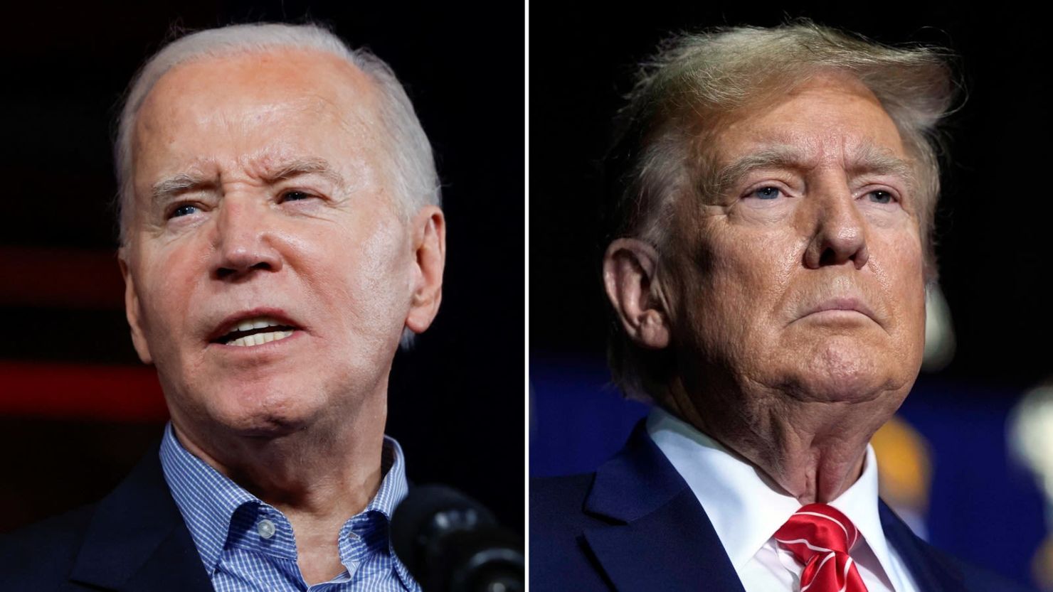 President Joe Biden and former President Donald Trump.