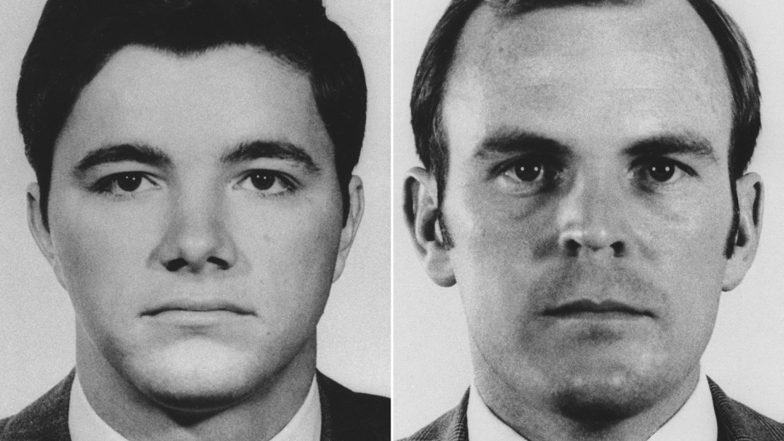 Special Agent Ronald A. Williams, left, and Special Agent Jack R. Coler were shot and killed at the Pine Ridge Reservation in South Dakota in 1975.