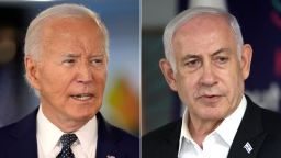 US President Joe Biden and Israeli Prime Minister Benjamin Netanyahu.