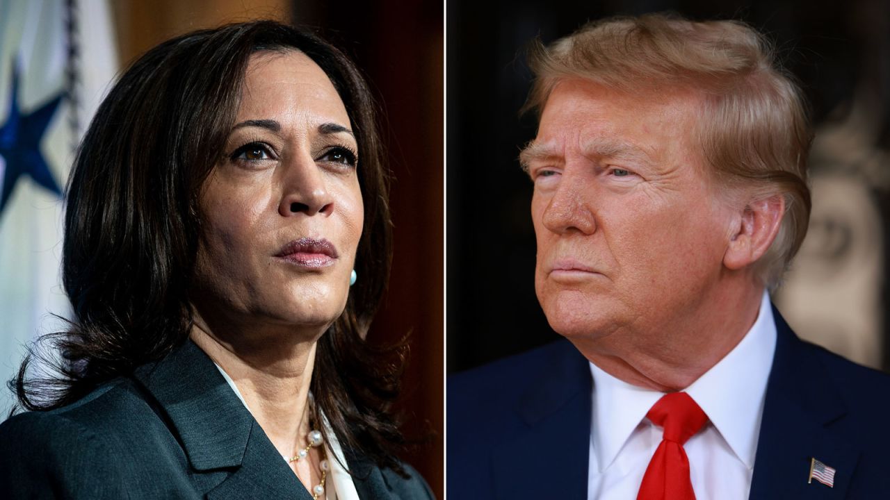 Vice President Kamala Harris and former President Donald Trump.