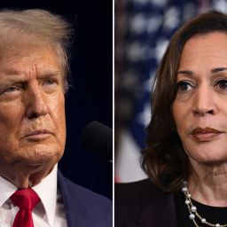 Former President Donald Trump and Vice President Kamala Harris