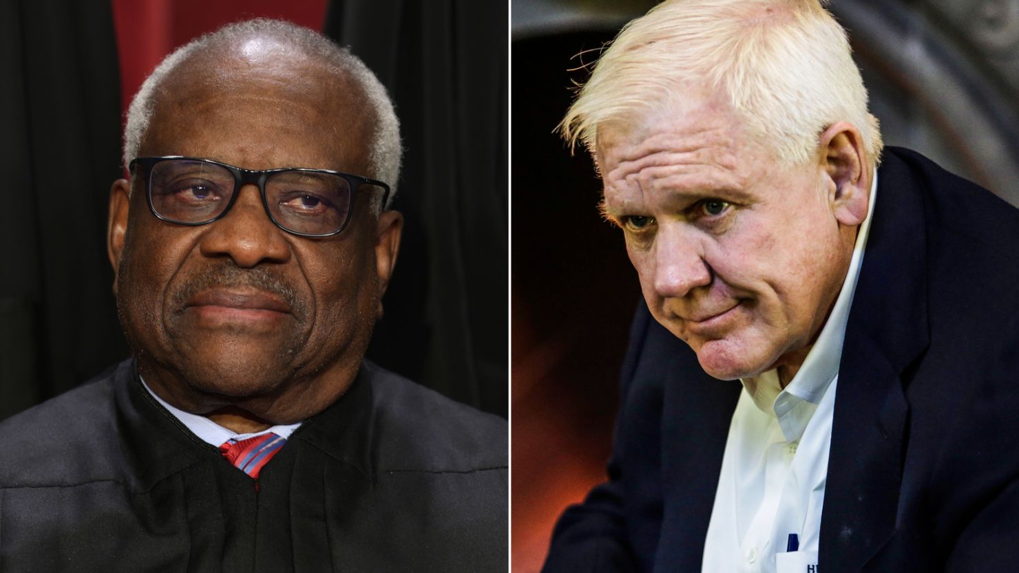 Justice Clarence Thomas and Harlan Crow.