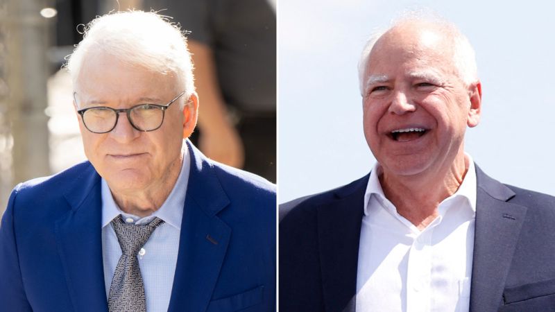 Steve Martin says he declined to play Tim Walz on ‘SNL’ because he’s ‘not an impressionist’ | CNN