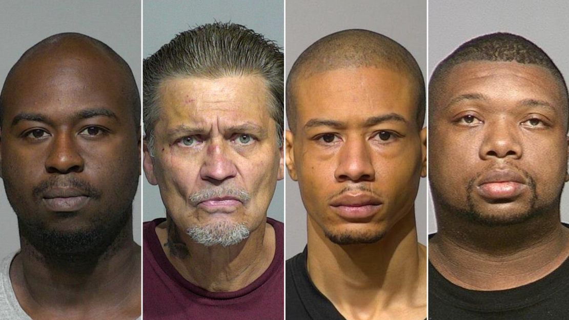 Devin Johnson-Carson, Todd Erickson, Brandon LaDaniel Turner and Herbert Williamson are charged with felony murder for the death of D’Vontaye Mitchell.